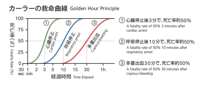 Cara's survival curve