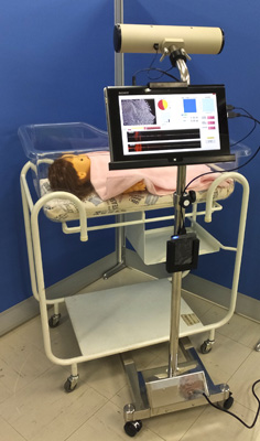 Neonatal non-contact respiratory data collection/analysis systems